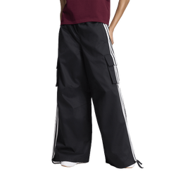 Women's - adidas Twill Cargo Pants - Black/White