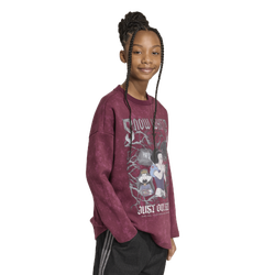 Girls' Grade School - adidas Originals x Disney Villains OS Hockey LS Shirt - Maroon