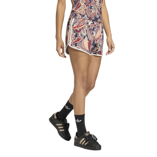 WOMENS - adidas Originals x Liberty London Sprinter Shorts - Night Indigo/Multicolor