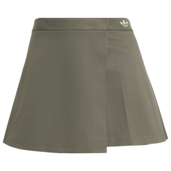 Women's - adidas Originals Pleated Skirt - Branch/Silver Pebble
