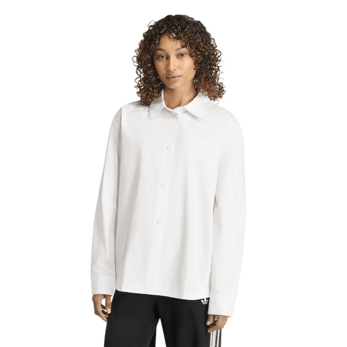  - adidas Originals 3 Stripes Long Sleeve T-Shirt - Cloud White
