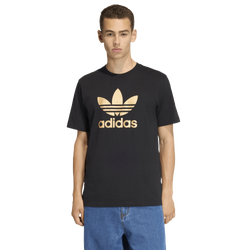 Men's - adidas Originals Trefoil Essentials T-Shirt - Black/Gold