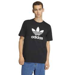 Men's - adidas Originals Trefoil Essentials T-Shirt - Black/White