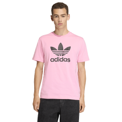 Men's - adidas Originals Trefoil Essentials T-Shirt - Black/Pink