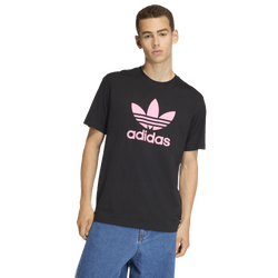 Men's - adidas Originals Trefoil Essentials T-Shirt - Black/Pink