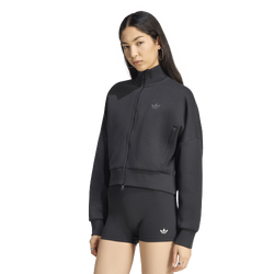 Women's - adidas Spacer Track Top - Black/Black Reflective/Night Grey