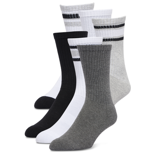Lckr Youth   Basic Striped Crew 6 Pack In Multi
