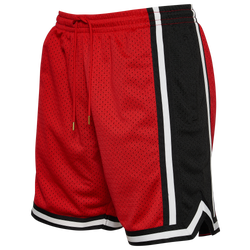 Men's - LCKR Blocked Mesh Shorts - Red/Red