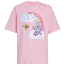Girls' Grade School - adidas Originals x Care Bears 3-Stripes Slim T-Shirt - Light Pink