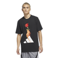 adidas D Rose Graphic T-Shirt - Adidas Red/Black