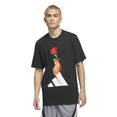  - adidas D Rose Graphic T-Shirt - Red/Black