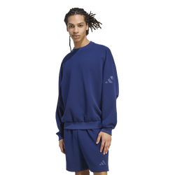 Men's - adidas Soft Lux Sweatshirt - Dark Blue