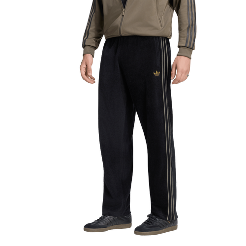 adidas Originals Firebird Velour Track Pants - Adidas Khaki/Black