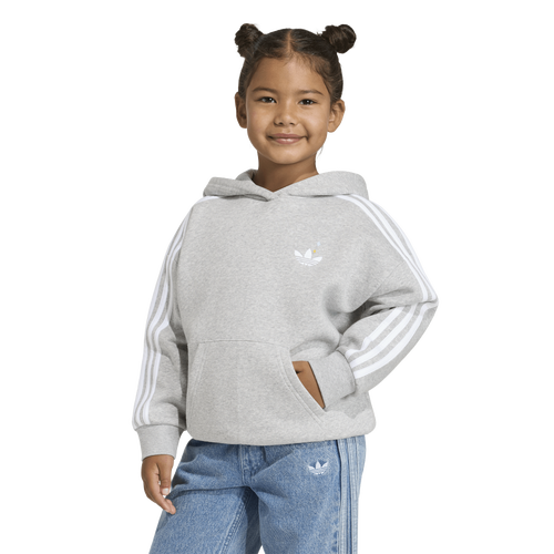 GIRLS - adidas Originals x Care Bears Boxy Oversized Hoodie - Medium Grey Heather