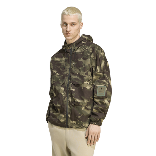 adidas Originals Camo Jacket - adidas Olive Strata