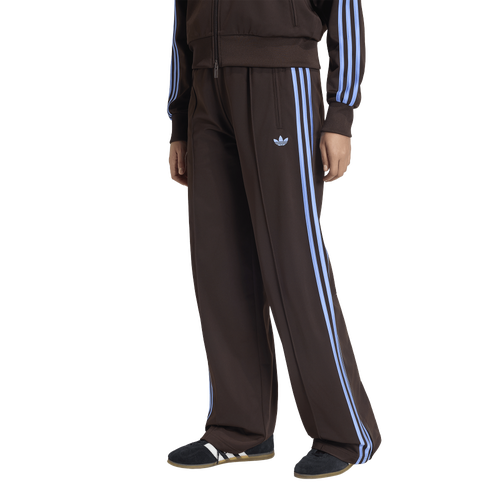 WOMENS - adidas Originals Adicolor Classics Firebird Track Pants - Aurora Coffee/Blue Fusion
