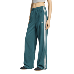 Women's - adidas Originals Adicolor Classics Firebird Track Pants - Grey/Rich Green