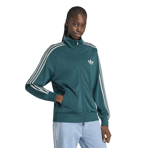 adidas Originals Firebird Classic Loose Track Top - adidas Rich Green/Grey