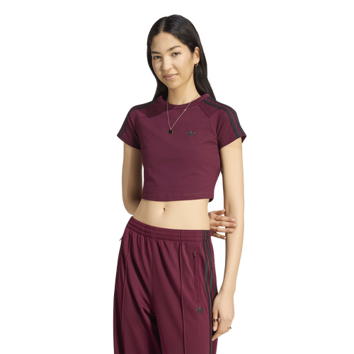  - adidas Superstar Baby T-Shirt - Maroon/Black