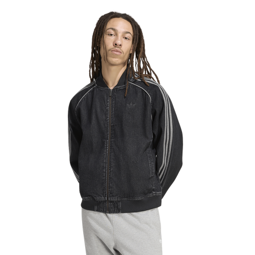  - adidas Originals Superstar adicolor Denim Track Top - True Black Denim