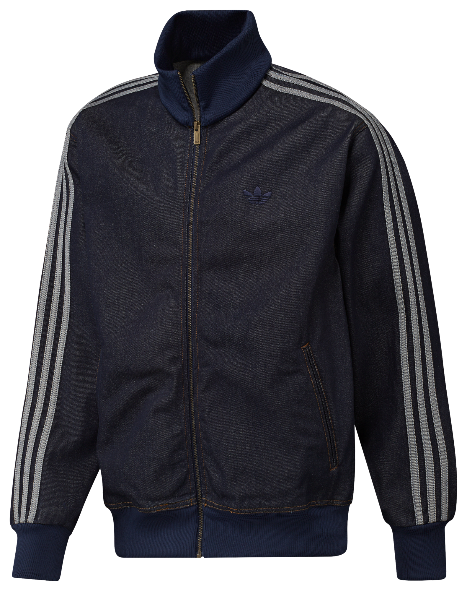 adidas Denim Firebird Track Top - Men's | Foot Locker