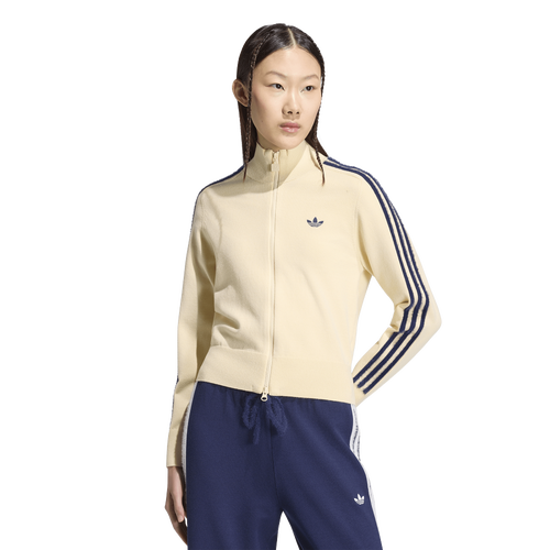 adidas Originals Firebird Knit Track Top - Adidas Night Indigo/Warm Vanilla