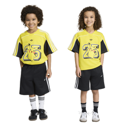 Boys' Preschool - adidas Originals x Pokemon Loose Cali T-Shirt - Yellow/Black