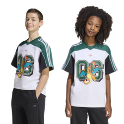 Boys' Grade School - adidas Originals Pokemon Loose Jersey - Green/White