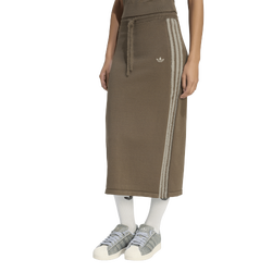 Women's - adidas Originals Knitted Skirt - Branch/Silver Pebble