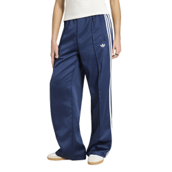 Women's - adidas Originals Superstar Satin Loose Track Pants - Night Indigo/White