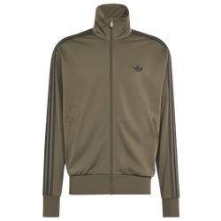 Men's - adidas Firebird Track Top - Black/Olive Branch