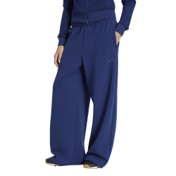 Women's - adidas Soft Lux Straight Leg Pants - Dark Blue