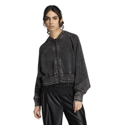 Women's - adidas Originals SST Double Layered Cropped Track Top - Black
