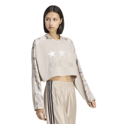 Women's - adidas Cropped FEM HOC Jersey - Wonder Beige/Beige