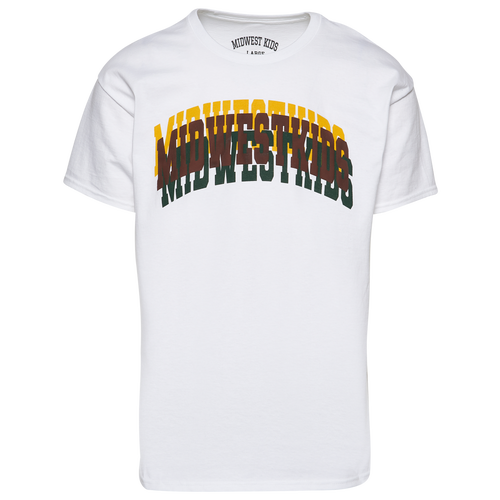 

Midwest Kids Mens Midwest Kids Stacked T-Shirt - Mens White/White Size M