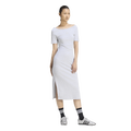 adidas Kit Small Logo Rib Dress - Adidas Light Grey Heather
