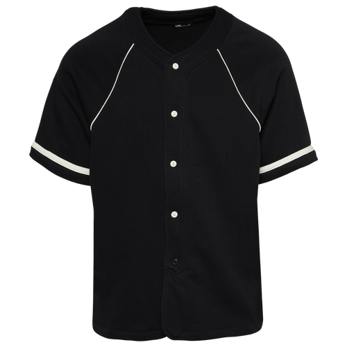 

LCKR Mens LCKR Baseball Jersey - Mens Black/Black Size L