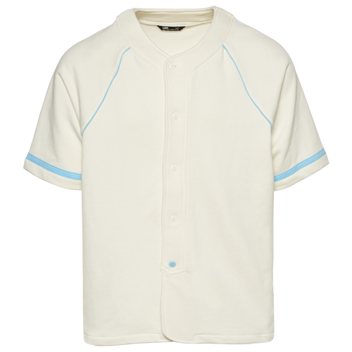 Lckr Mens  Baseball Shirt In White/white