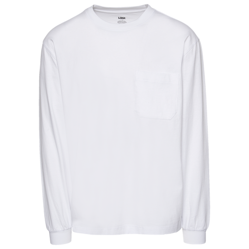 

LCKR Mens LCKR LongSleeve Pocket T-Shirt - Mens White/White Size XL