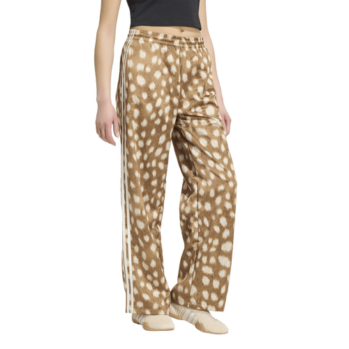  - adidas Originals Firebird Animal Print Track Pants - Brown Desert
