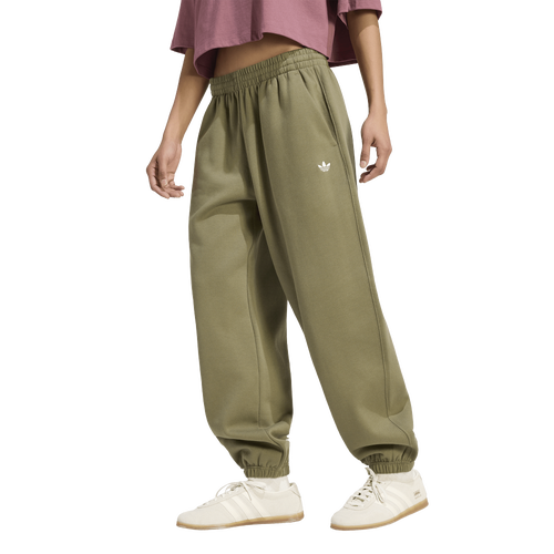 adidas Originals Essentials Loose Fleece Joggers - adidas Olive Strata