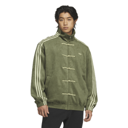 Men's - adidas Chinese Track Top 3.1 - Focus Olive/White