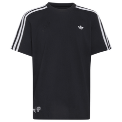 Boys' Grade School - adidas Originals Graphic Loose T-Shirt - Black/White