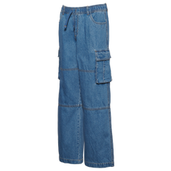 Boys' Grade School - LCKR Denim Cargo Pants - Denim/Denim
