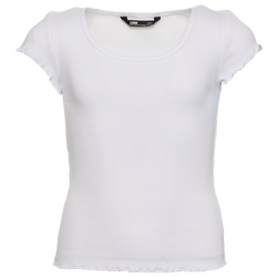 Girls' Grade School - LCKR Ribbed T-Shirt - White