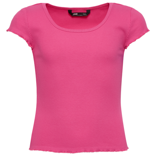 GIRLS - LCKR Ribbed T-Shirt - Pink