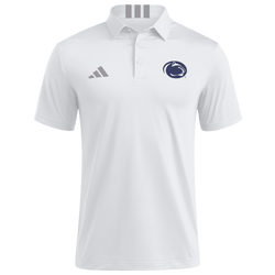 Men's - adidas NCAA Short Sleeve Polo Shirt - White