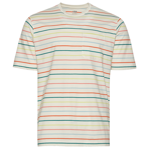 Lckr Mens  T-shirt In Roadmap Stripe