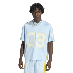 Men's - adidas Originals Original Football Jersey - Carolina/White