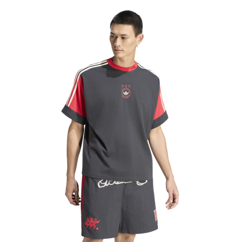  - adidas Originals Paneled GFX T-Shirt - Black/Red